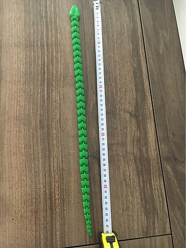 Beden 3d yazıcı ile yapılmış yilan figür