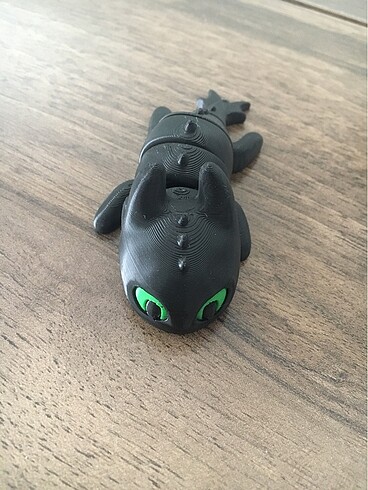 3d yazıcı ile yapılmış hareketli dişsiz oyuncak