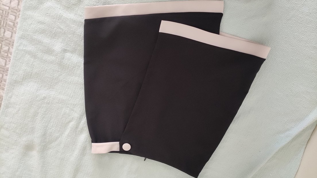 Pilili Siyah Mini Etek TRENDYOL - Görsel 2