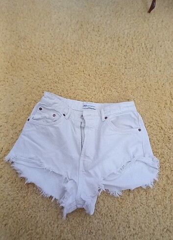 Zara Beyaz zara şort