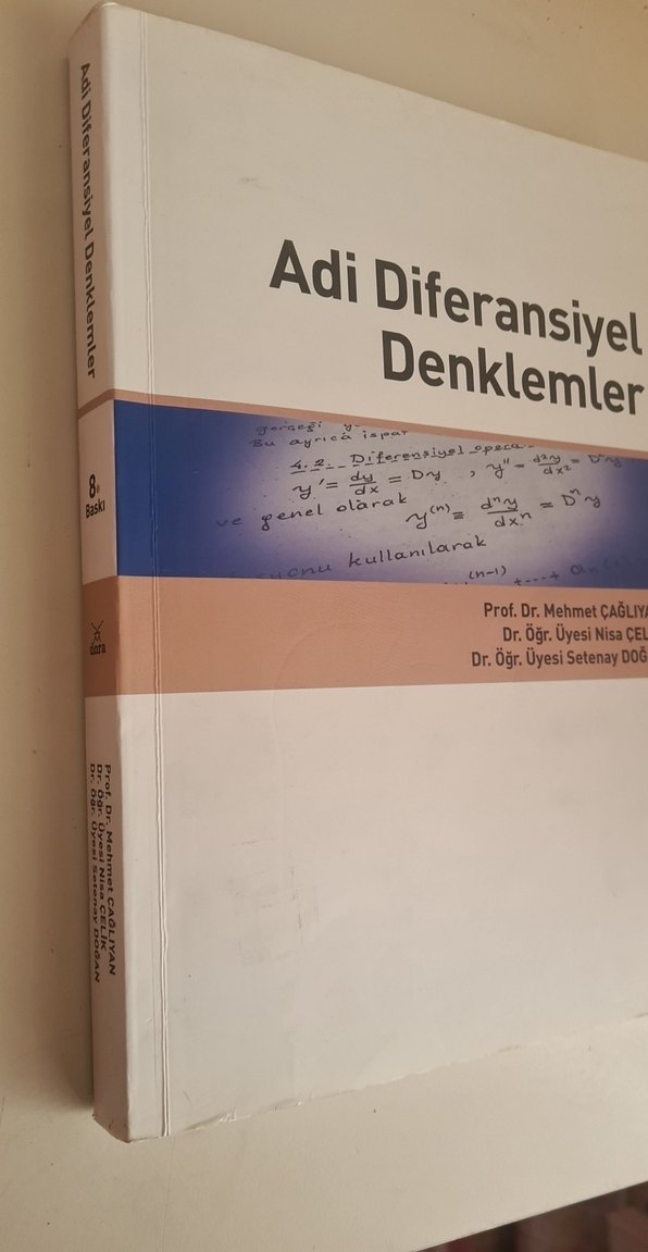 Adi Diferansiyel Denklemler Kitabı - Görsel 2