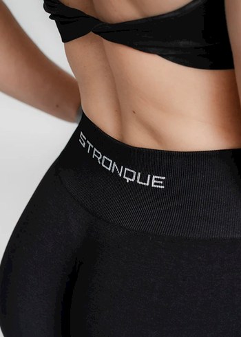 Siyah Spor Tayt - Görsel 5