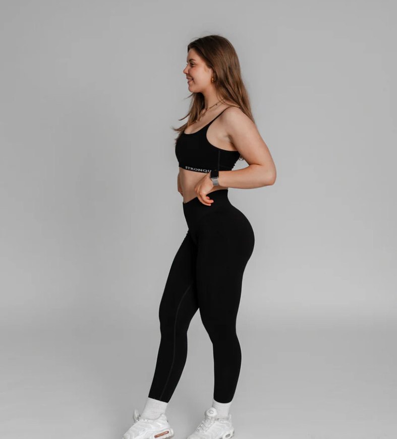 Siyah Spor Tayt - Görsel 4