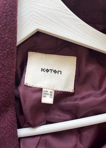 38 Beden Bordo Uzun Kaban