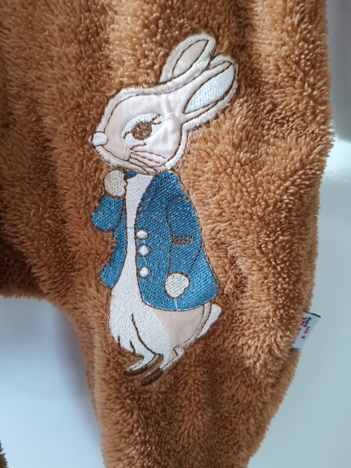 Tavşan İşlemeli Welsoft Tulum - Görsel 4