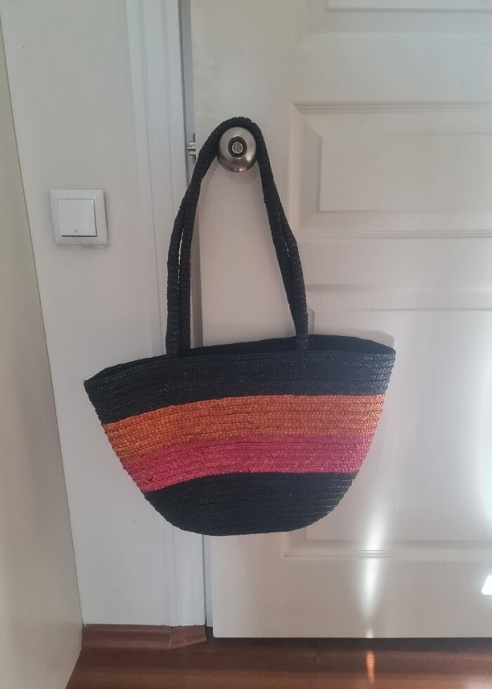 Hasır plaj çantası - Görsel 2