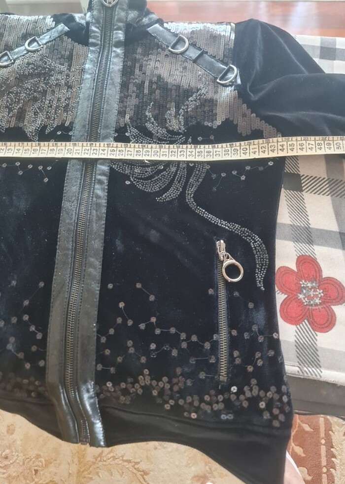 İthal tasarım kadife ceket.  - Görsel 2