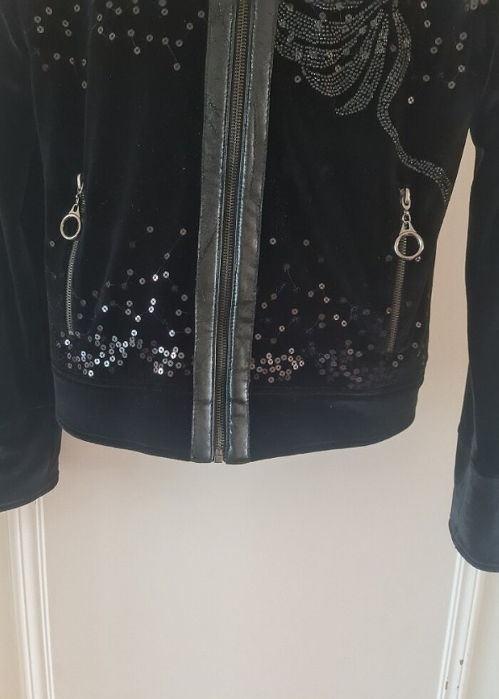 İthal tasarım kadife ceket.  - Görsel 3