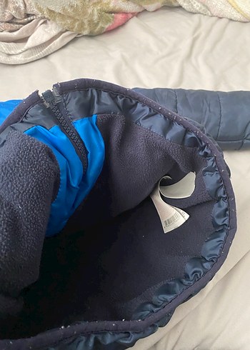 Koyu Mavi Erkek Çocuk Kapüşonlu Mont - Görsel 6