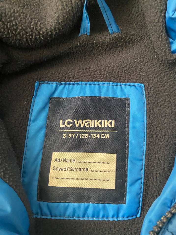 Koyu Mavi Erkek Çocuk Kapüşonlu Mont - Görsel 4