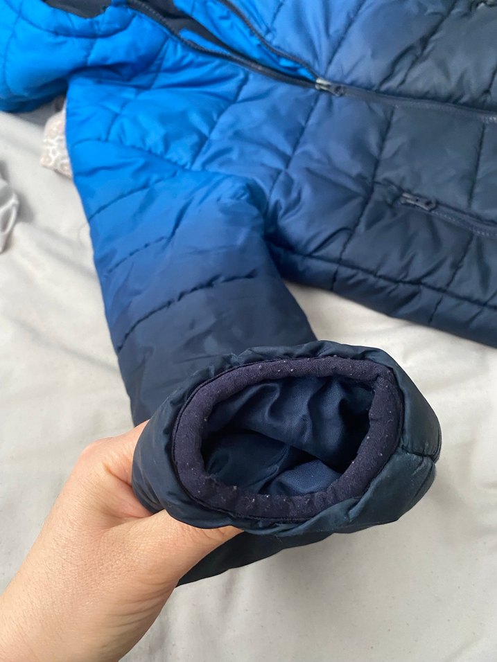 Koyu Mavi Erkek Çocuk Kapüşonlu Mont - Görsel 5