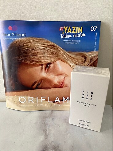 Oriflame Signature generation for him