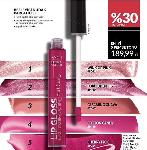 Avon lip gloss