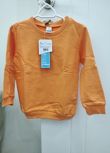 24-36 Ay Beden Turuncu sweatshirt 