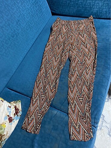 H&M Yazlık desenli pantolon