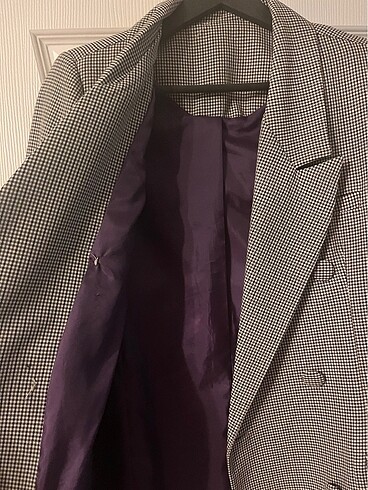 l Beden gri Renk Blazer ceket