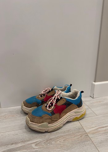 Twist Kadın Çok Renkli Süet Platform Sneaker - Görsel 3