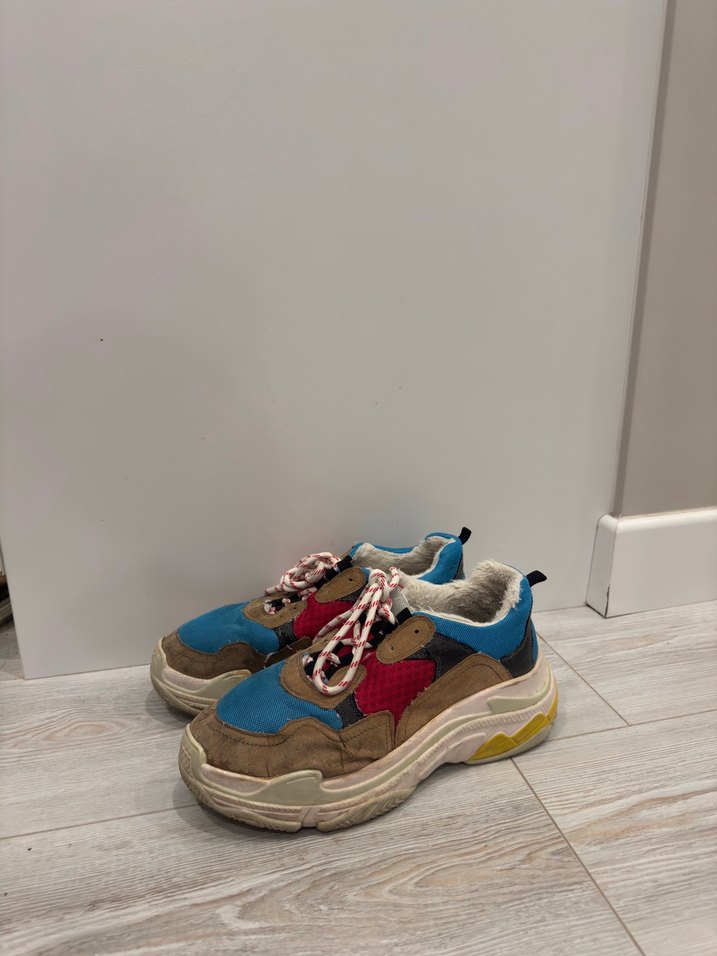 Twist Kadın Çok Renkli Süet Platform Sneaker - Görsel 3