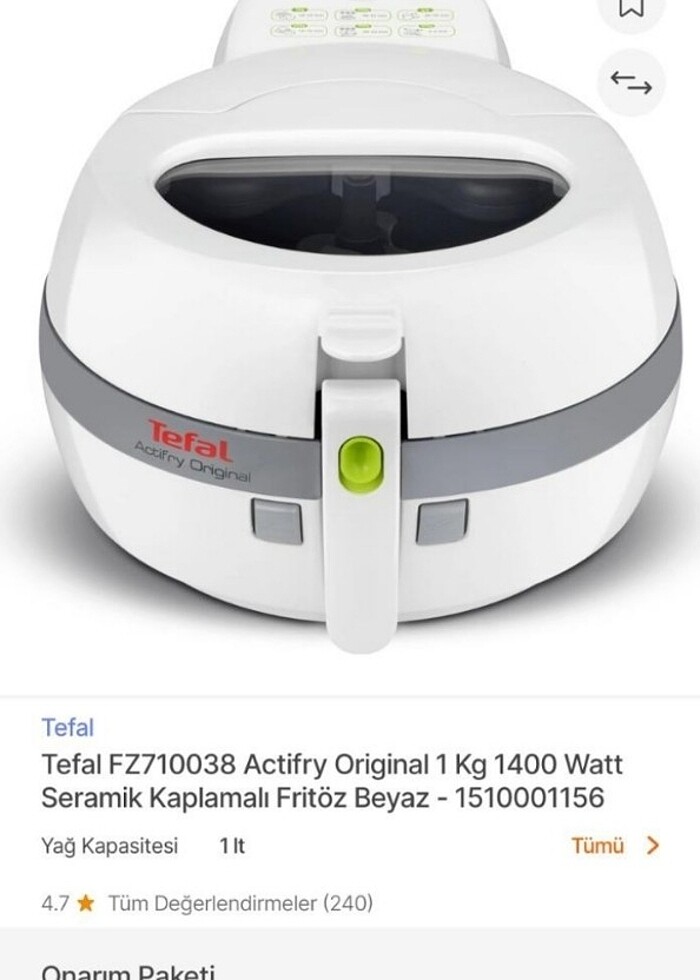 Sıfır kutusunda kitabıdaicinde 2lt.FAIRVEY - Görsel 2