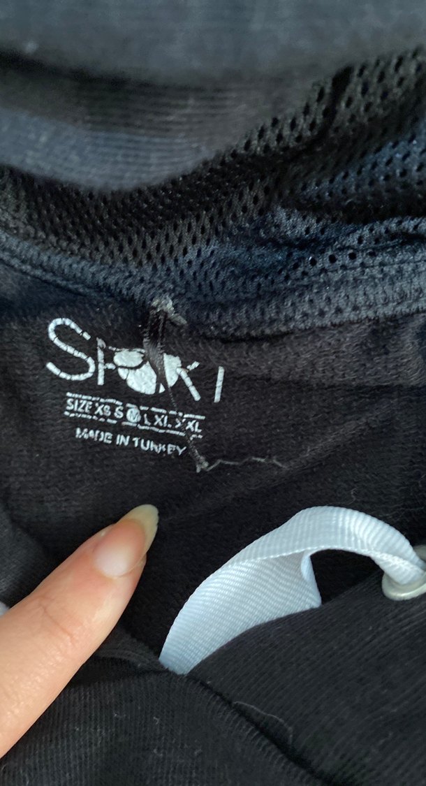 Siyah Kolsuz Hamile Üstü, Yüksek Yaka - Görsel 2