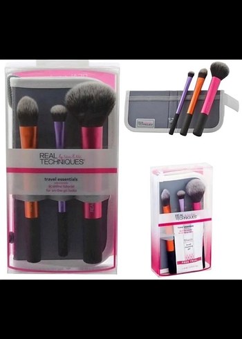 Pastel Renkli Real Techniques Makyaj Fırça Seti - Görsel 3