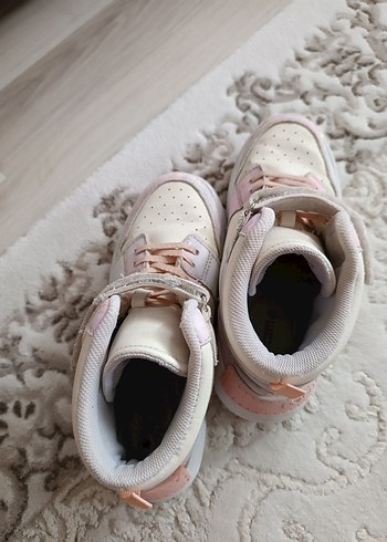 35 Beden Kız Çocuk Pembe Bağcıklı Tie-Dye Spor Ayakkabı