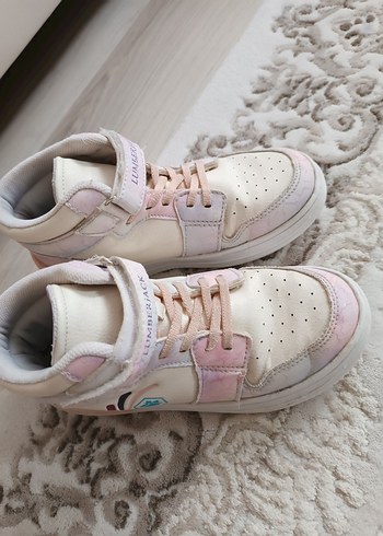 Kız Çocuk Pembe Bağcıklı Tie-Dye Spor Ayakkabı