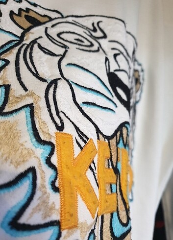 m Beden beyaz Renk Kenzo tiger sweatshirt uzun kollu