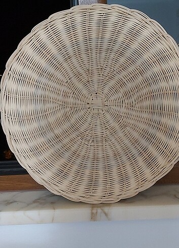 Rattan duvar tabağı 