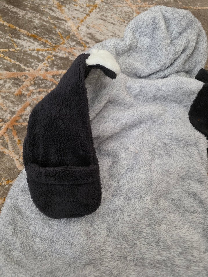 Gri Kürklü Bebek Tulumu - Görsel 5