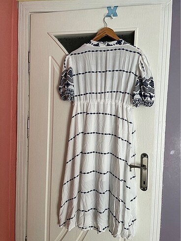 xl Beden çeşitli Renk Yazlık elbise