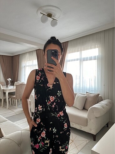s Beden Çicekli tulum