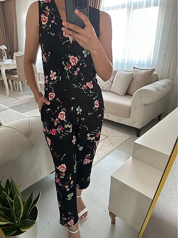 s Beden çeşitli Renk Çicekli tulum