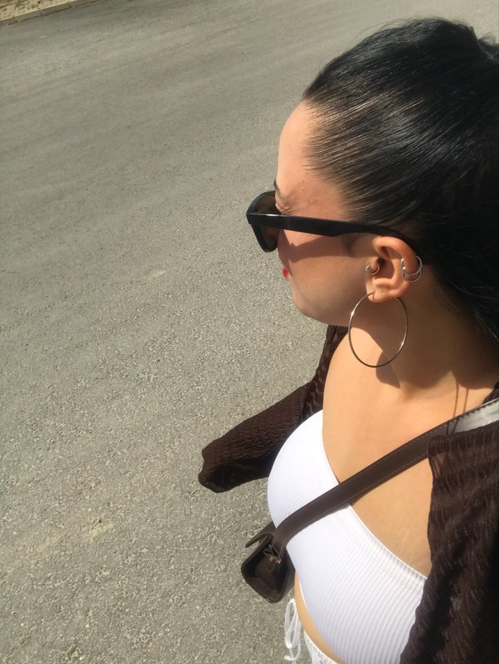 Aci kahve kahverengi el ve omuz çantası - Görsel 3