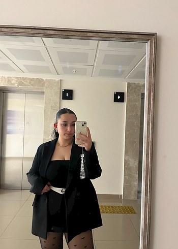 Penti Siyah Puantiyeli Mini Külotlu Çorap - Görsel 2