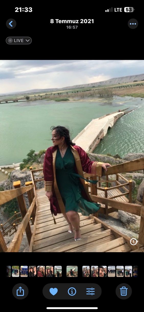 Bordo Uzun Kollu Mezuniyet Elbisesi - Görsel 2