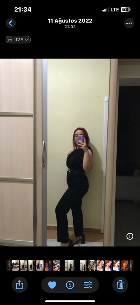 Siyah V-Yaka Kadın kemerli tulum - Görsel 2