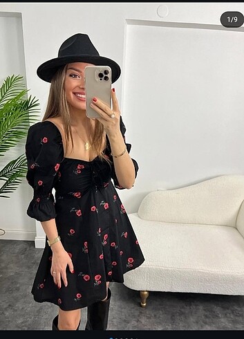 xl Beden siyah Renk Kısa elbise