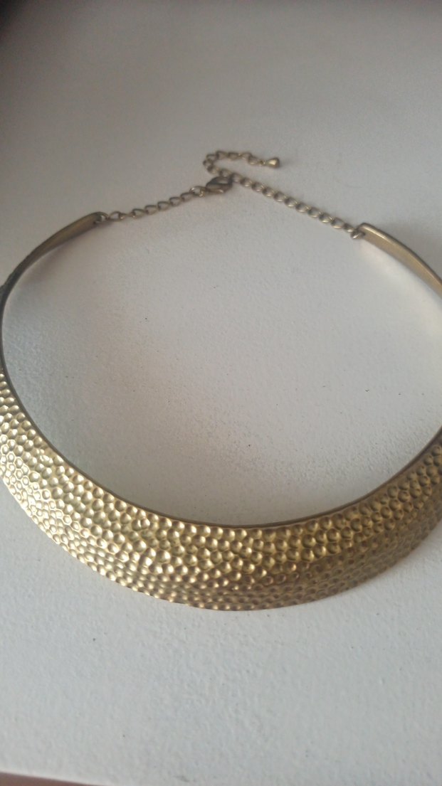 Altın Renkli kolye tasma - Görsel 2