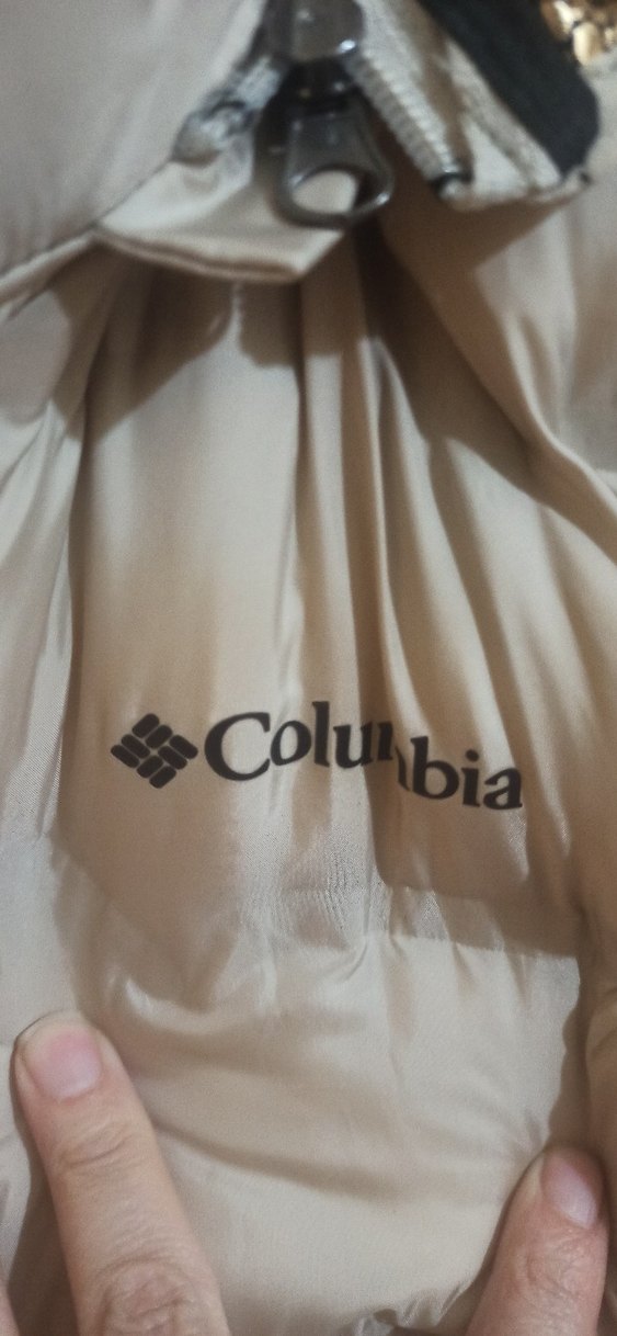 Bej Kadın Midi Kaban Fermuarlı orjinal marka - Görsel 3