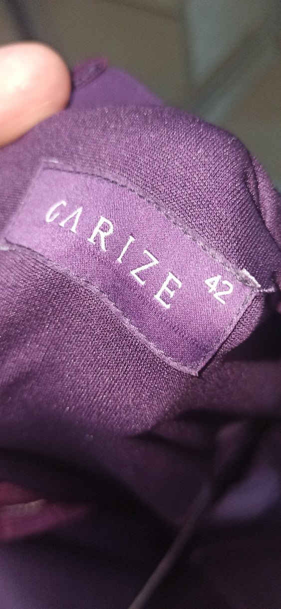 Uzun Mor Drapeli Gotik Elbise - Görsel 4