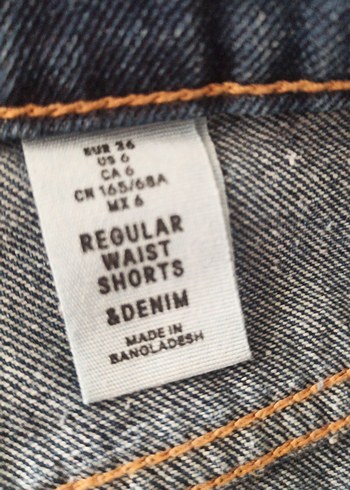 Lacivert Kadın Denim Mini Şort - Görsel 2