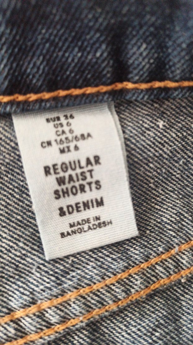 Lacivert Kadın Denim Mini Şort - Görsel 2