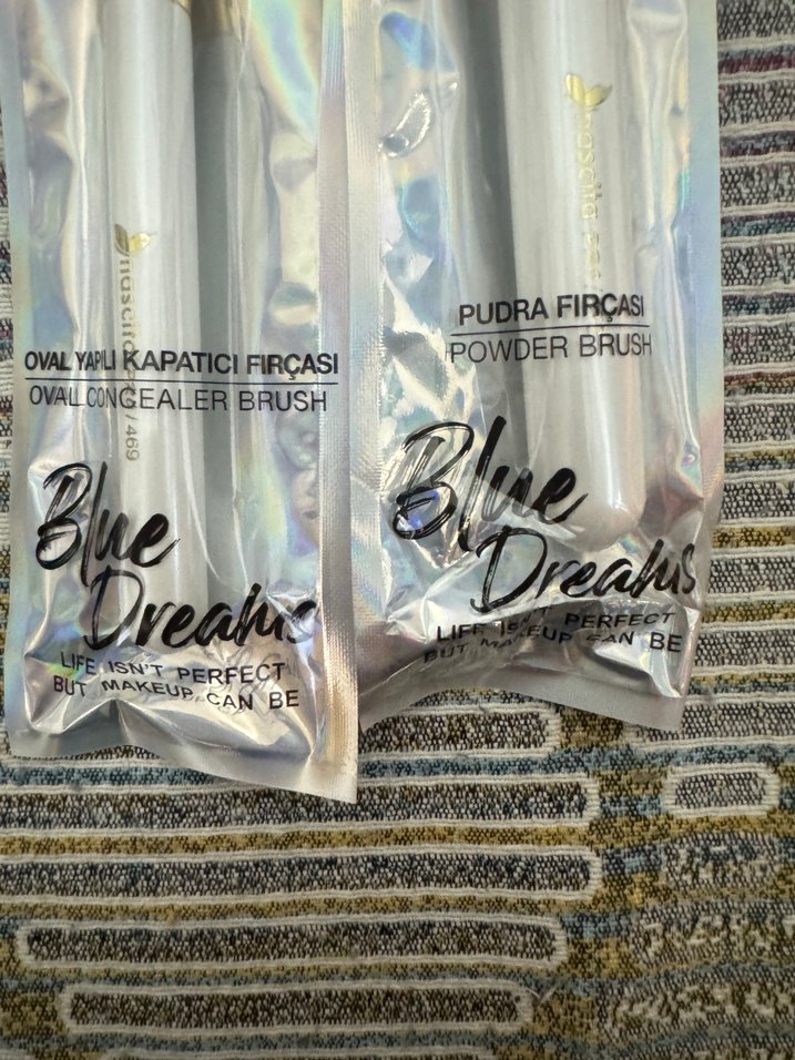 Nascita Mavi Pastel Makyaj Fırçası Seti - Görsel 2