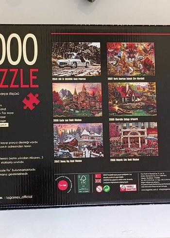 Renkli 1000 Parça Puzzle - Görsel 6