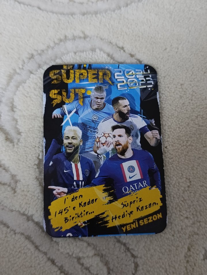 süper şut Futbol Kartları - Görsel 2