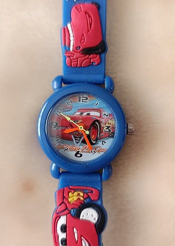Çok Renkli Arabalar Temalı Çocuk Saati - Görsel 2