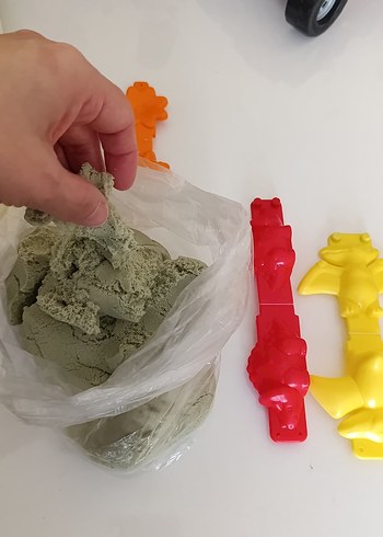 Dinozor Seti Kinetik Oyun Kumu 500g - Görsel 4