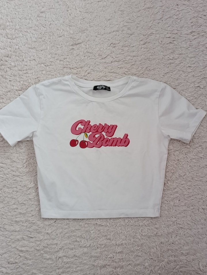 Kadın Tişört crop - Görsel 3