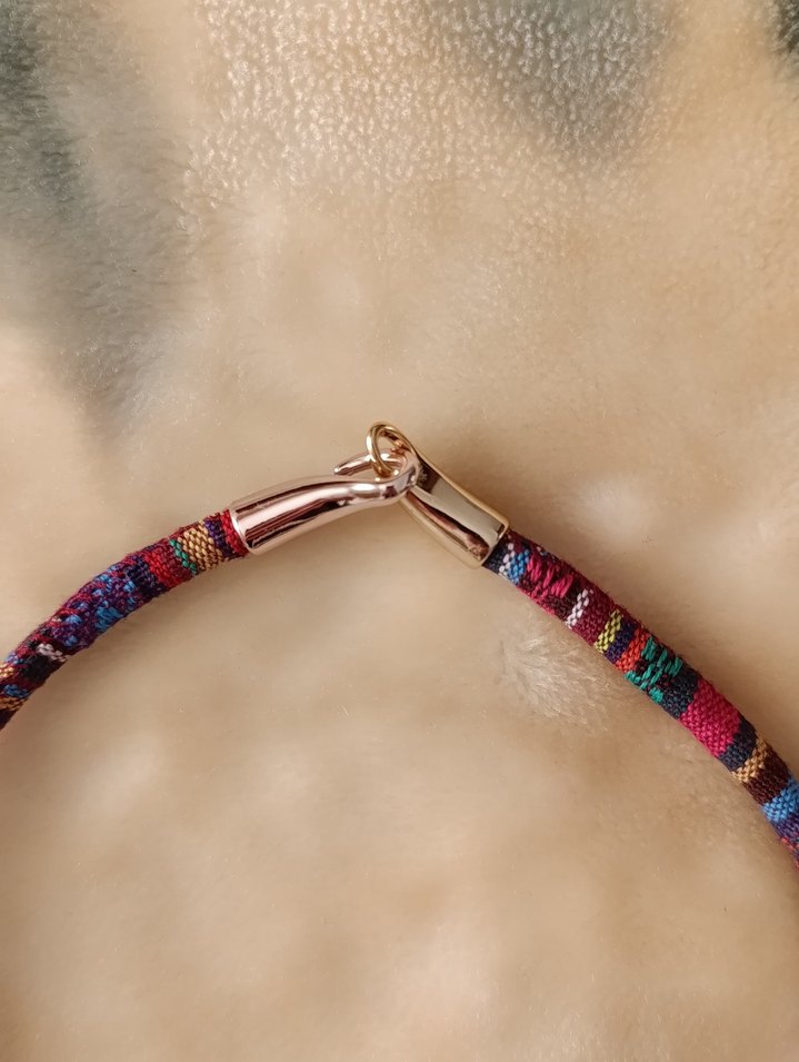 Renkli Püsküllü Bohem Kolye - Görsel 5